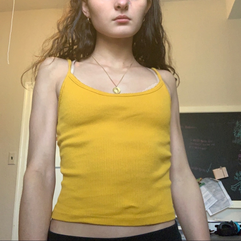 Yellow tank